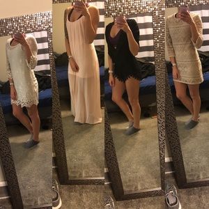 3 dresses, 1 romper